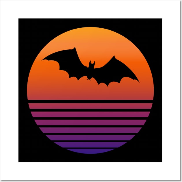 Bat silhouette Wall Art by skauff